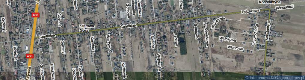 Zdjęcie satelitarne Sołecka ul.